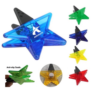 Star Shaped Magnetic Memo Clip