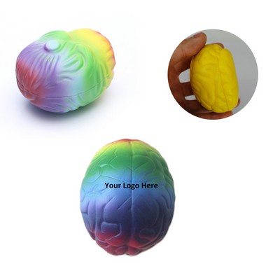 Colorful Soft Brain Stress Reliever
