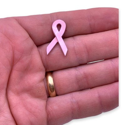Pink Awareness Ribbon Lapel Pin